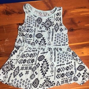 Justice girls racerback tank top